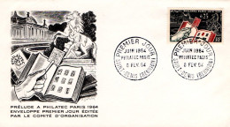 REUNION FDC 1964 PHILATEC - Lettres & Documents