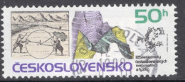 Czechoslovakia 1987 Single Stamp For The 125th Anniversary Of Union Of Czech Mathematicians And Physicists In Fine Used - Used Stamps