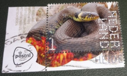 Nederland - NVPH - Xxxx - 2021 - Gebruikt - Used - Beleef De Natuur - Ringslang - Tab - Used Stamps