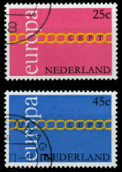 NIEDERLANDE 1971 Nr 963-864 Gestempelt X02C882 - Used Stamps
