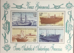 French Antarctic Territory TAAF 2001 Ships Sheetlet MNH - Unused Stamps