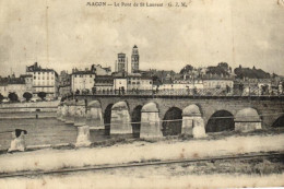 71 - Saône Et Loire - Macon - Le Pont De Saint-Laurent - 6671 - Macon