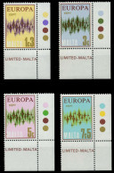 MALTA 1972 Nr 450-453 Postfrisch ECKE-URE X04033A - Malte