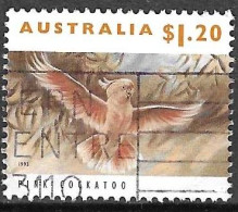 AUSTRALIA - 1993 - UCCELLI - CACATUA LEADBEATERI -1$20 -  COLORE DIVERSO -USATO ( YVERT 1325a - MICHEL 1367b) - Oblitérés