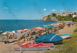 Delcampe - CARTOLINA  C8 DIAMANTE,COSENZA,CALABRIA-SPIAGGIA DI PONENTE-MARE,ESTATE,VACANZA,LUNGOMARE,BARCHE A VELA,VIAGGIATA 1975 - Parma
