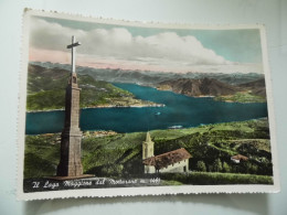 Cartolina Viaggiata "Il Lago Maggiore Dal Mottarone" 1957 - Novara