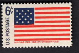 2011310360 1968 SCOTT 1346 (XX) POSTFRIS MINT NEVER HINGED   - HISTORIC FLAG - FT MCHENRY - Nuovi