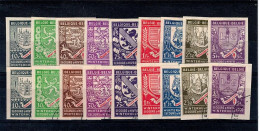 547A-555A  2x Obl  Côte 30.00€ - Unused Stamps