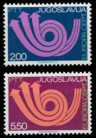 JUGOSLAWIEN 1973 Nr 1507-1508 Postfrisch SAC2E0E - Ongebruikt