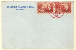 Grece -  1955 - Carte Postale   Avec Cachet Special - Brieven En Documenten