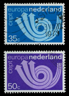 NIEDERLANDE 1973 Nr 1011-1012 Gestempelt X040652 - Used Stamps