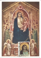 ITALIE - CARTE MAXIMUM - VIERGE De GIOTTO - Maximum Cards