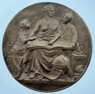 Médaille Bronze. J.D. Et J.C. à Leur Dévoué Collaborateur. 1917 - 1927. O. De Beul - Professionali / Di Società