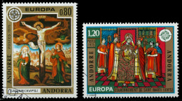 ANDORRA (FRANZ. POST) 1975 Nr 264-265 Gestempelt X0451AA - Usados