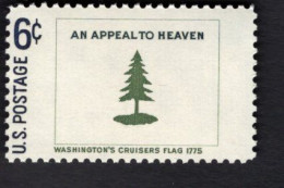 203629169 1968 SCOTT 1347 (XX) POSTFRIS MINT NEVER HINGED - HISTORIC FLAG - WASHINGTON S CRUISERS - Unused Stamps