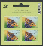 Estonia:Unused Sheet Butterfly Of The Year, Euphydryas Aurinia, 2020, MNH - Estonia