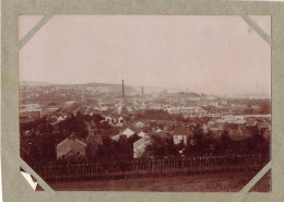 épinac Les Mines * Fin 19ème * Un Coin De La Ville * Tour Usines Mine * Grande Photo Ancienne 16.8x12cm - Sonstige & Ohne Zuordnung