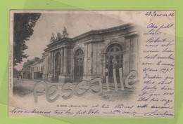 80 SOMME - CP CORBIE - HOTEL DE VILLE - IMP. LIB. DUBOIS & BLEUX - CIRCULEE EN 1902 - Corbie