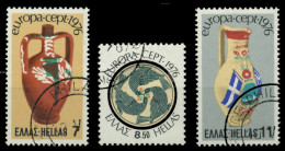 GRIECHENLAND 1976 Nr 1232-1234 Gestempelt X04554E - Usati