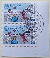 - N° 2585. Paire En Coin De Feuille. Europa.  Jeux D'enfants. Oblitéré Premier Jour - - Used Stamps