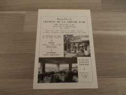 Reclame Advertentie Uit Oud Tijdschrift 1954 - Hostellerie CHATEAU De La Chèvre D'Or à Eze-Village - Publicités