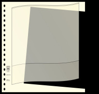 Lindner Beschriftungsblätter Schwarz Format: 249 X 215 Mm, 802014 (100er Pack) Neu ( - Blanco Pagina's