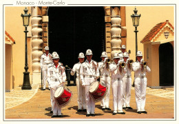 CPM*Monaco* Fanfare Des Carabiniers De S. A. S. Le PRINCE De MONACO *Photo Tisserandet* 2 Scans - Autres & Non Classés