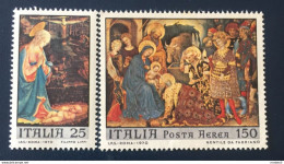 1970 - ITALIA REPUBBLICA - NATALE - POSTA AEREA -  SERIE COMPLETA  - 2 VALORI     - NUOVO - 1961-70:  Nuevos