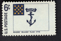 203629325 1968 SCOTT 1349 (XX) POSTFRIS MINT NEVER HINGED  - HISTORIC FLAG - RHODE ISLAND 1775 - Neufs