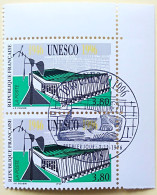 - N° 3035. Paire En Coin De Feuille. UNESCO. Oblitéré Premier Jour - - Used Stamps