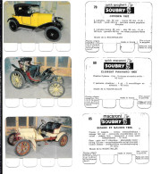 BH93 - PLAQUETTES METAL SOUBRY - AUTOMOBILES - CITROEN 1922 - SIZAIRE ET NAUDIN - CLEMENT PANHARD - Coches
