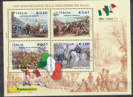 A1488 - ITALIA BF Unificato N°54 ** GARIBALDI - Blocs-feuillets