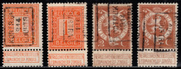 Preo's (108 & 109) 'KORTRIJK 1914 COURTRAI'  OCVB 2295 & 2358 A+B - Roller Precancels 1910-19