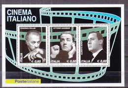 A1489 - ITALIA BF Unificato N°56 ** CINEMA - Blocchi & Foglietti