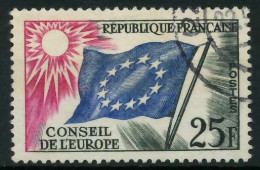 FRANKREICH DIENSTMARKEN EUROPARAT Nr 4 Gestempelt X05F84E - Used