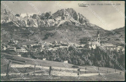 Belluno Cortina D'Ampezzo Monte Cristallo Brunner 1 108 Cartolina RT2905 - Belluno