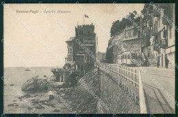 Genova Città Pegli Castello Wianson Tram Cartolina RT3108 - Genova (Genoa)