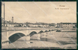 Parma Città Ponte Caprazucca REINCOLLATA Cartolina RT3078 - Parma