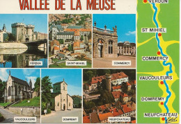 55 - Vallée De La Meuse    Multivues    Verdun -  St Mihiel - Commercy ... **  CPSM Vierge ** - Autres & Non Classés