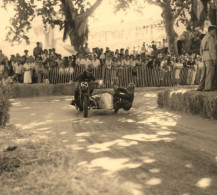 Moto Ancienne De Marque Modèle Type ? Side Car * Motos Motocyclette Transport Sidecar * Photo Ancienne 24x18cm - Motorfietsen