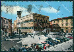 Perugia Città Auto PIEGA FG Foto Cartolina KB4587 - Perugia