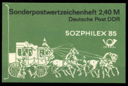 DDR MARKENHEFTCHEN Nr MH08 Postfrisch MH SB2C34A - Cuadernillos