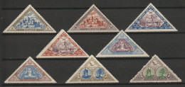 1933 - LITUANIE - SERIE COMPLETE POSTE AERIENNE N°68/75 * MLH - COTE = 55 EUR. - Lithuania