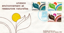 FDC 1976 UNESCO - 1970-1979