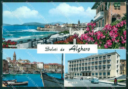 Sassari Alghero Saluti Da Foto FG Cartolina ZKM7986 - Sassari