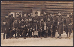 GERMANY ,   Münsingen  ,   FRANCE   PRISONERS OF WAR  ,  MUSIC  ,  OLD  POSTCARD - Münsingen