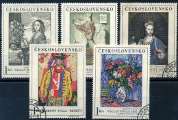 1966 CECOSLOVACCHIA SET USATO Dipinti, Arte, Arts, Paintings - Used Stamps