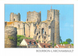 BOURBON L ARCHAMBAULT Ruines Du Chateau Fort Des Ducs De Bourbon 15(scan Recto-verso) MA1637 - Bourbon L'Archambault