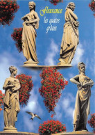 FLEURANCE Les Quatre Belles Statues Fontaines En Bronze 6(scan Recto-verso) MA1680 - Fleurance