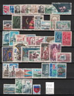 France - Année Complète Oblitérée 1966 - Oblitéré - Yvert 1468-1510 - Complete Used Year 1966 - 1960-1969